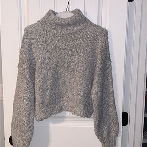 Hollister Cropped Turtleneck Sweater